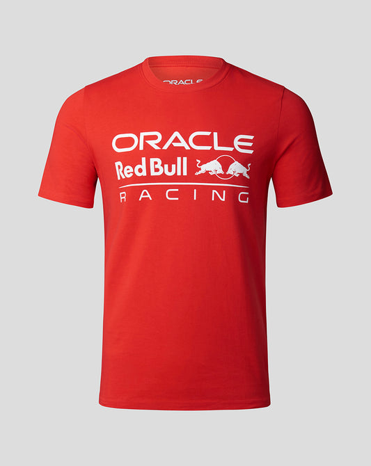 Red Bull Racing Core Tee Front Logo Flame Scarlet Unisex