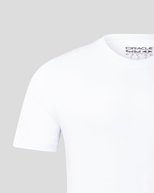 Red Bull Racing Core Tee Full Colour Logo Bright White Unisex