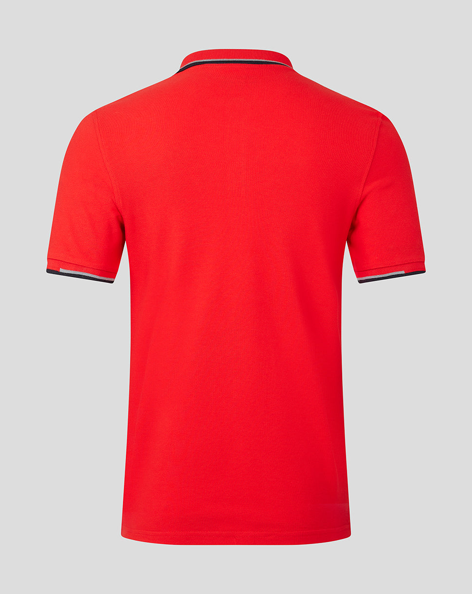 Red Bull Racing Core Polo Flame Scarlet Unisex