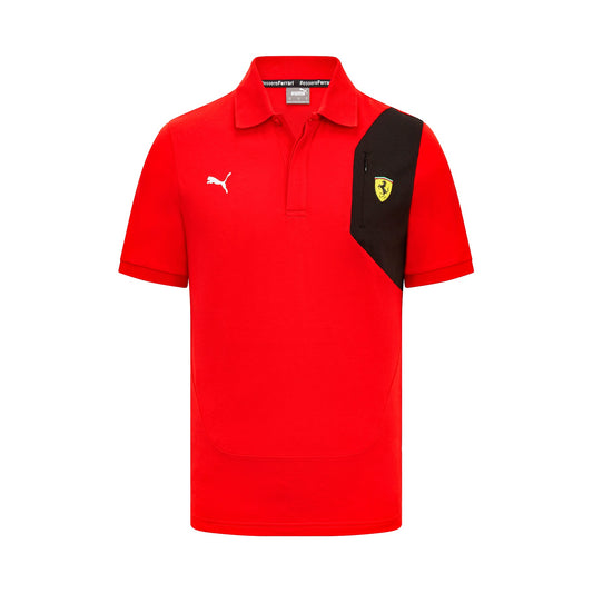 Scuderia Ferrari FW Mens Classic Polo Red
