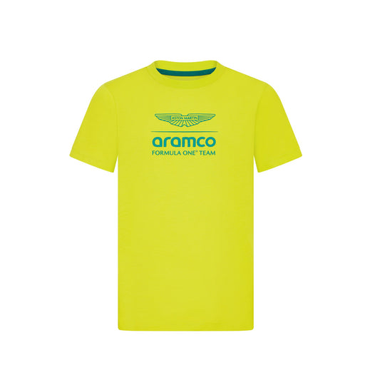 AMF1 FW Logo Tee Lime Kids