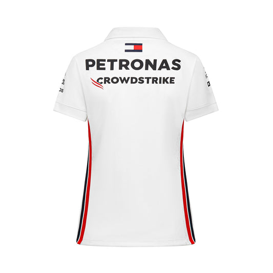 Mercedes Team Poloshirt White Lady