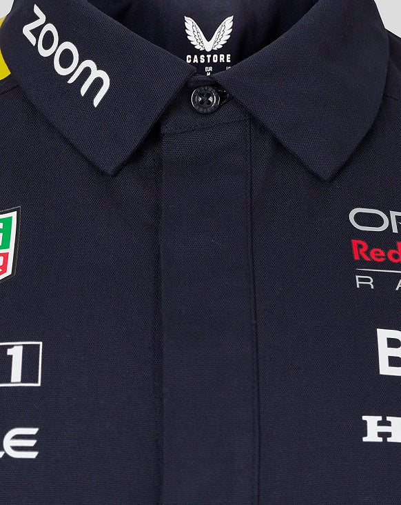 Red Bull Racing Team Buttoned Shirt Man