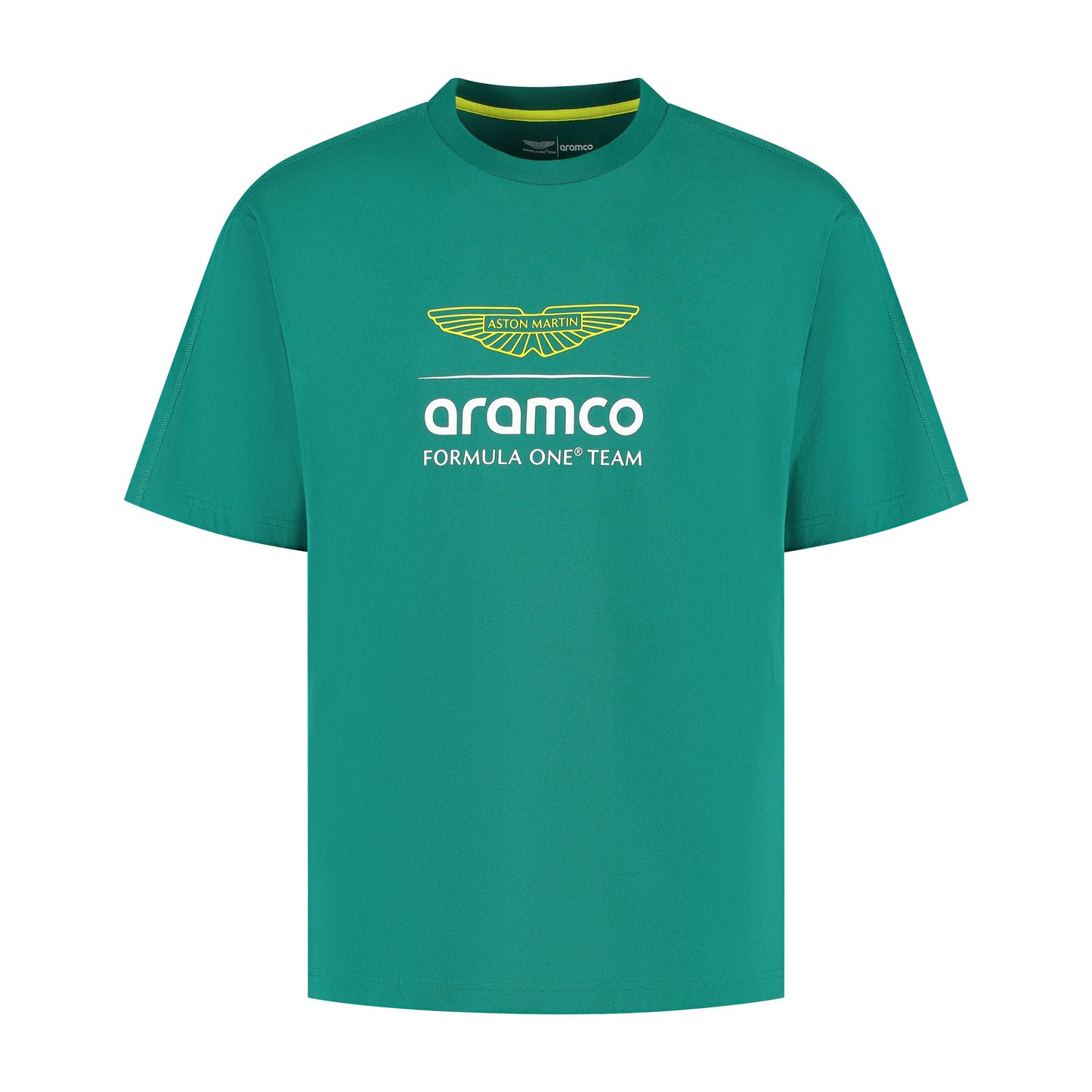 ASTON MARTIN F1 FW MENS LARGE LOGO TEE