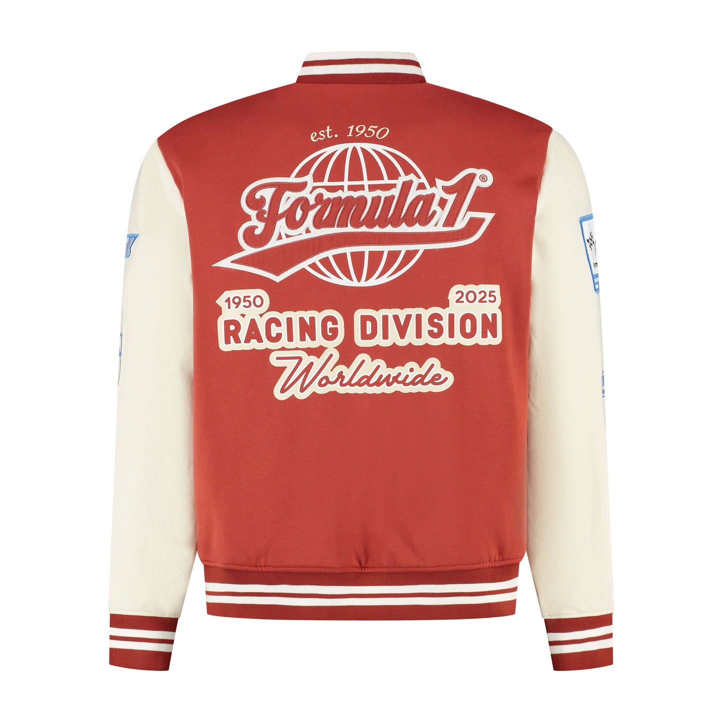 F1 FW HERITAGE VARSITY JACKET RED