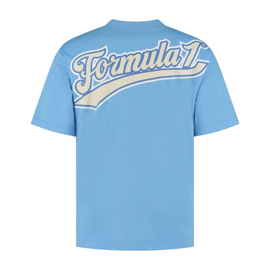 F1 FW HERITAGE LOGO TEE BLUE