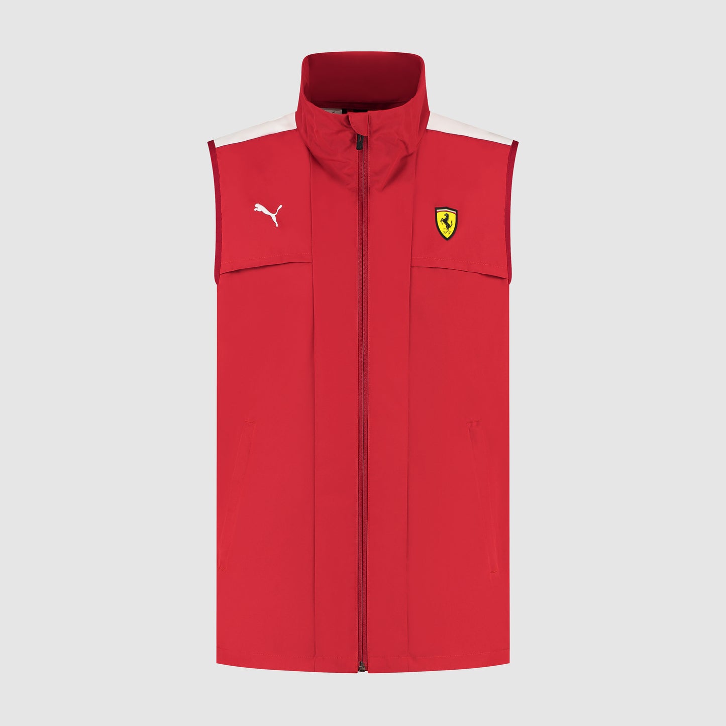 SCUDERIA FERRARI FW GILET DARK CHERRY