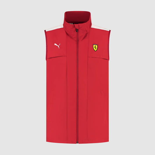 SCUDERIA FERRARI FW GILET DARK CHERRY
