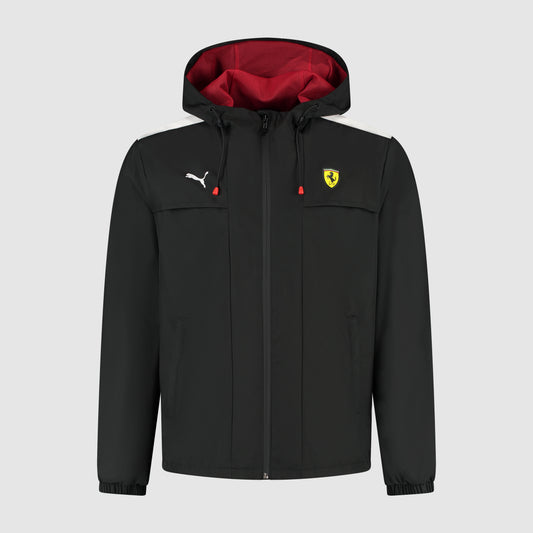 SCUDERIA FERRARI FW RAINJACKET BLACK