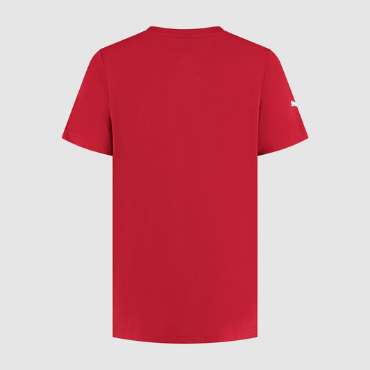SCUDERIAR FERRARI LARGE SHIELD TEE DARK CHERRY Kid
