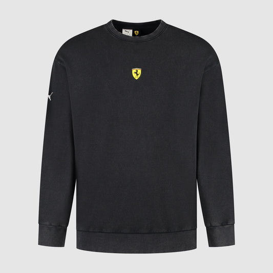 SCUDERIA FERRARI FW DRIVER CREW SWEATSHIRT BLACK