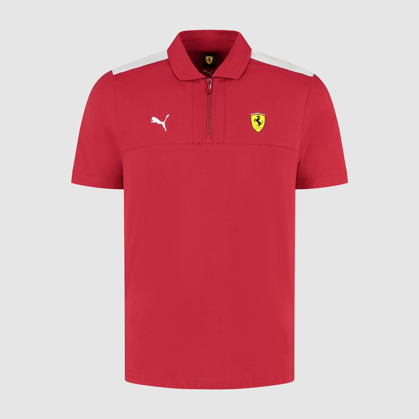 SCUDERIA FERRARI FW MENS POLO DARK CHERRY
