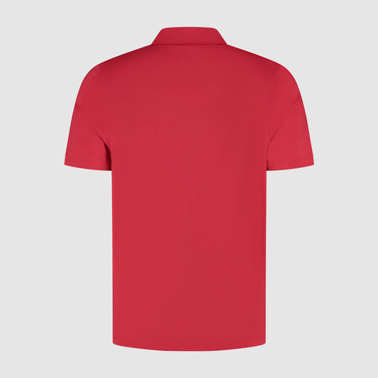 SCUDERIA FERRARI FW MENS POLO DARK CHERRY