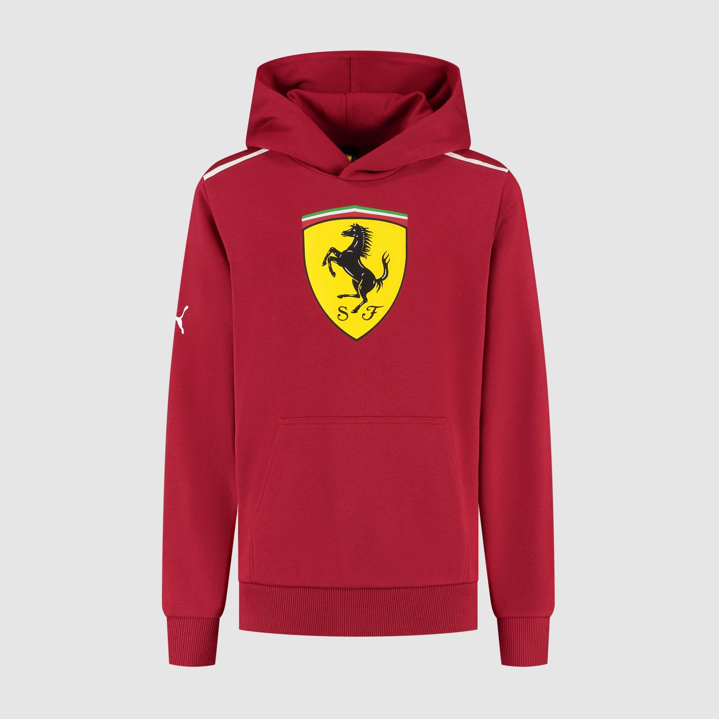 SCUDERIA FERRARI FW LARGE SHIELD HOODY DARK CHERRY Kid
