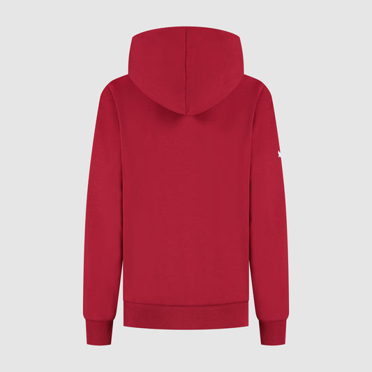 SCUDERIA FERRARI FW LARGE SHIELD HOODY DARK CHERRY Kid