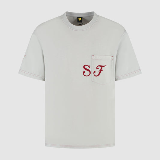 SCUDERIA FERRARI FW GRAPHIC TEE Grey Dawn