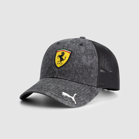 SCUDERIA FERRARI FW TRUCKER CAP BLACK