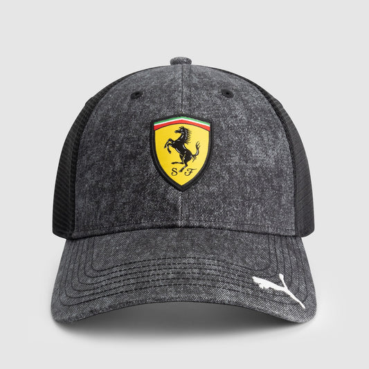 SCUDERIA FERRARI FW TRUCKER CAP BLACK