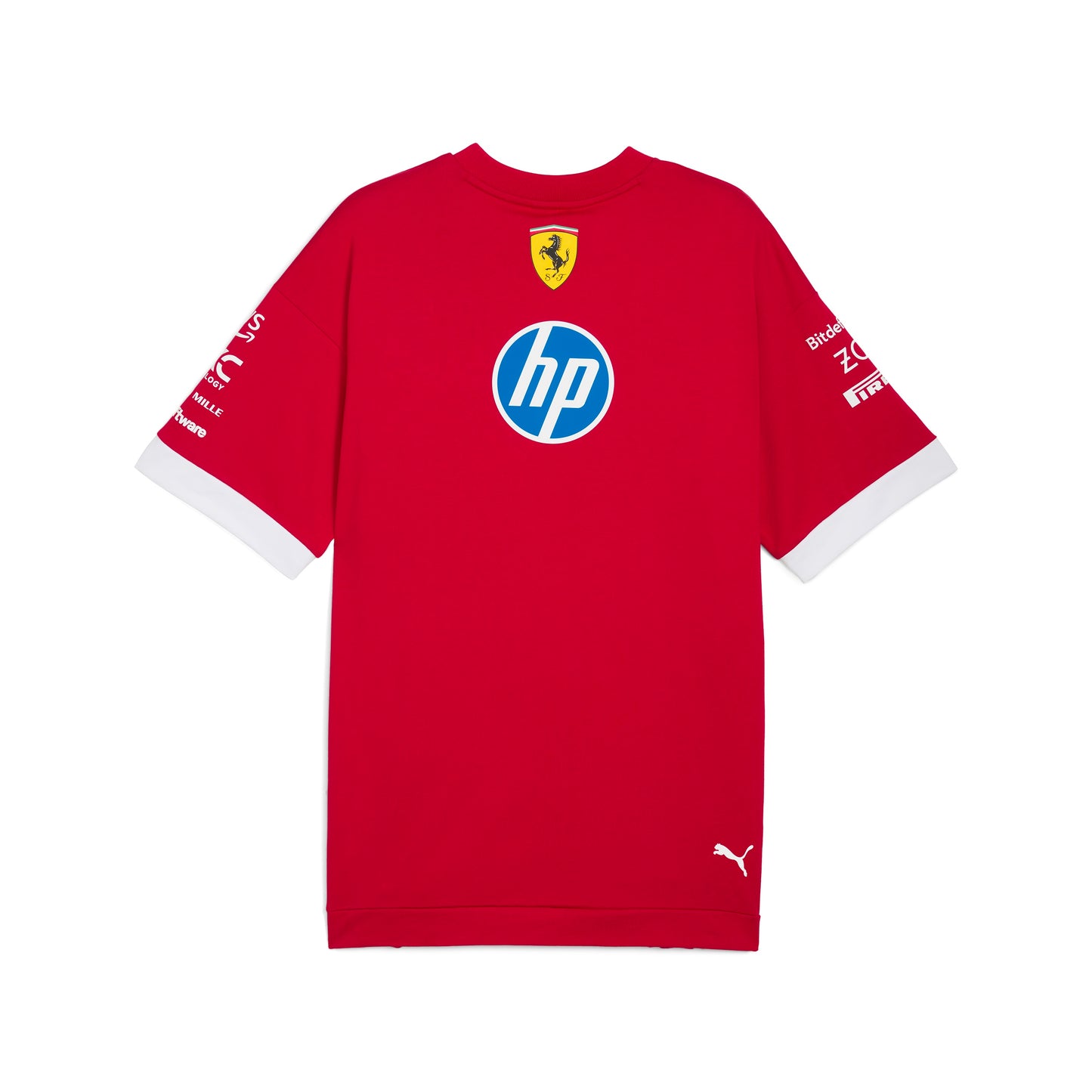 SCUDERIA FERRARI DRIVERS OVERSIZED TEE DARK CHERRY
