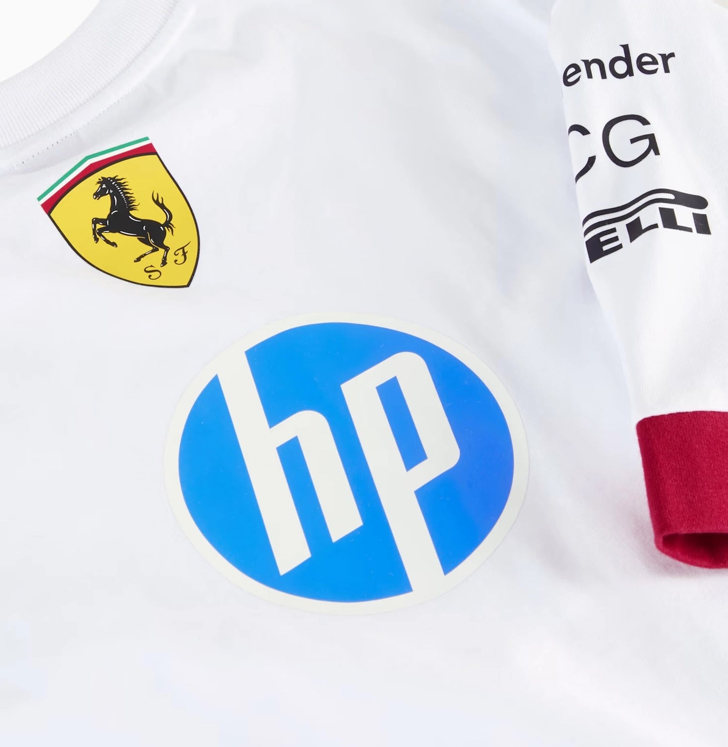 SCUDERIA FERRARI DRIVERS OVERSIZED TEE WHITE