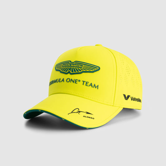 ASTON MARTIN F1 RP ALONSO TEAM CAP LIME