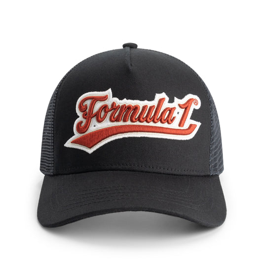 F1 FW LEGACY TRUCKER CAP BLACK
