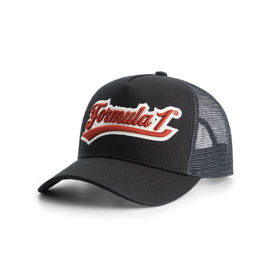 F1 FW LEGACY TRUCKER CAP BLACK