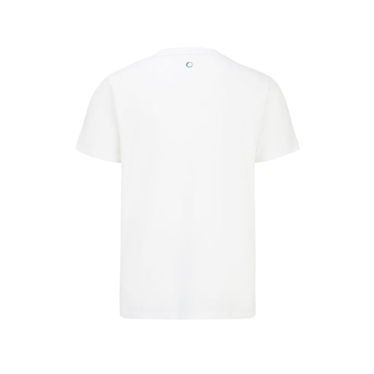 Mercedes FW Large Logo Tee Man White