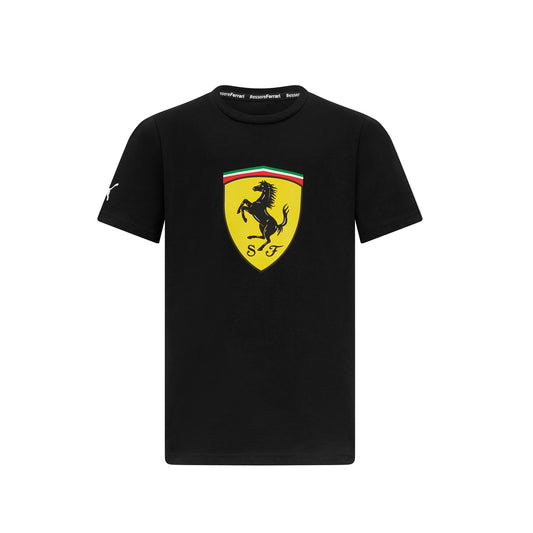 Scuderia Ferrari FW Large Field Tee Black Kid