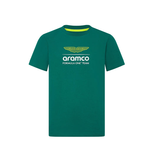 AMF1 FW KIDS LOGO TEE AM Green Kids