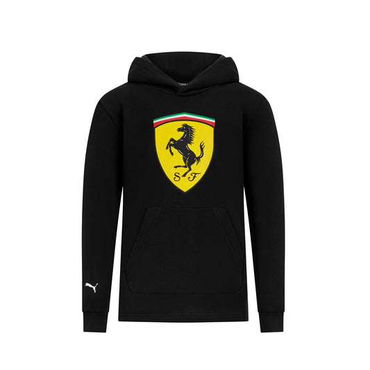 Scuderia Ferrari FW Shield Hoody Black Kid