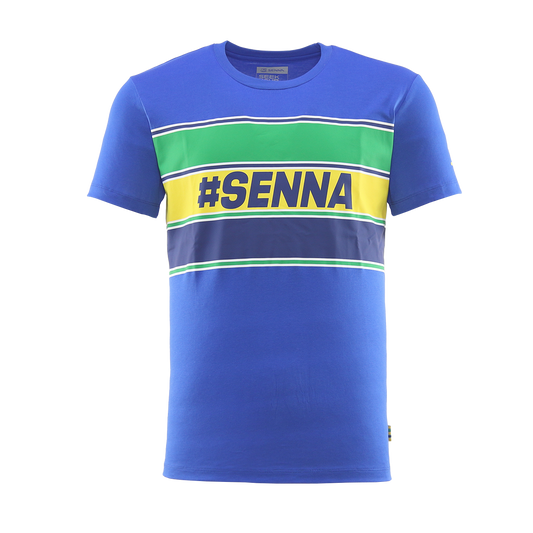 #SENNA COTTON TEE MENS BLUE