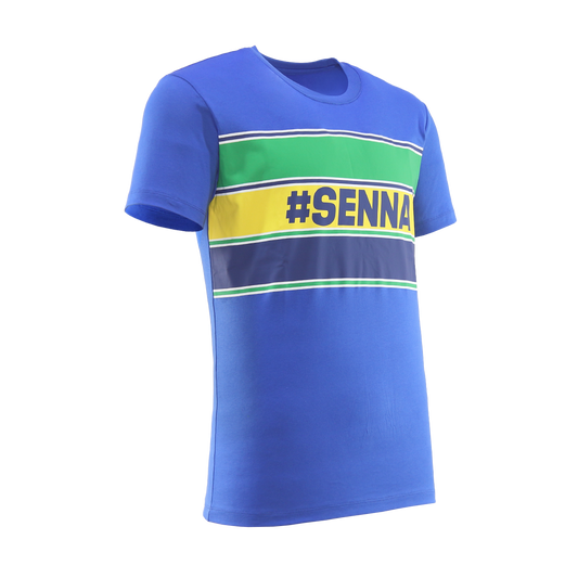 #SENNA COTTON TEE MENS BLUE