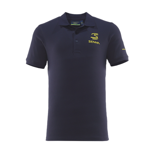 SENNA LEGACY COTTON POLO MENS NAVY