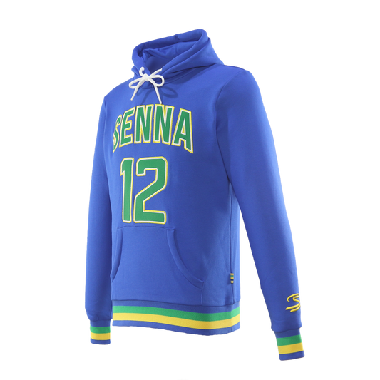 SENNA COLLEGIATE HOODIE MENS BLUE
