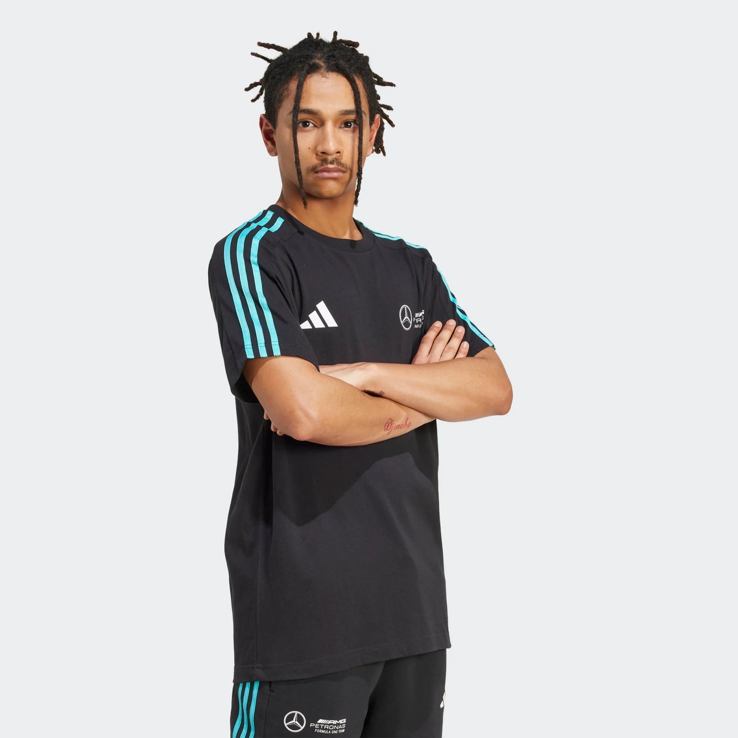 MERCEDES F1 DNA TEE MEN BLACK