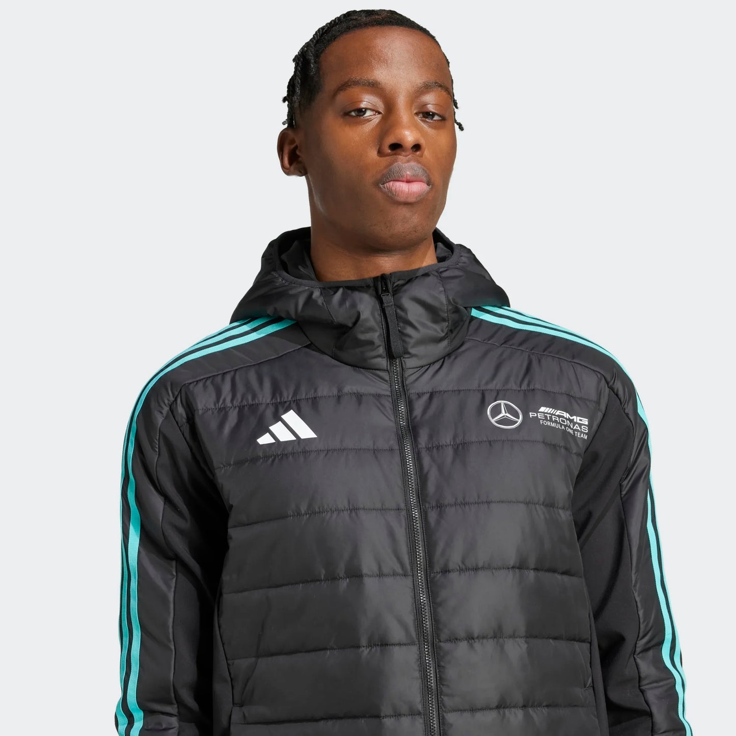 MERCEDES F1 DNA PUFFER JACKET MEN