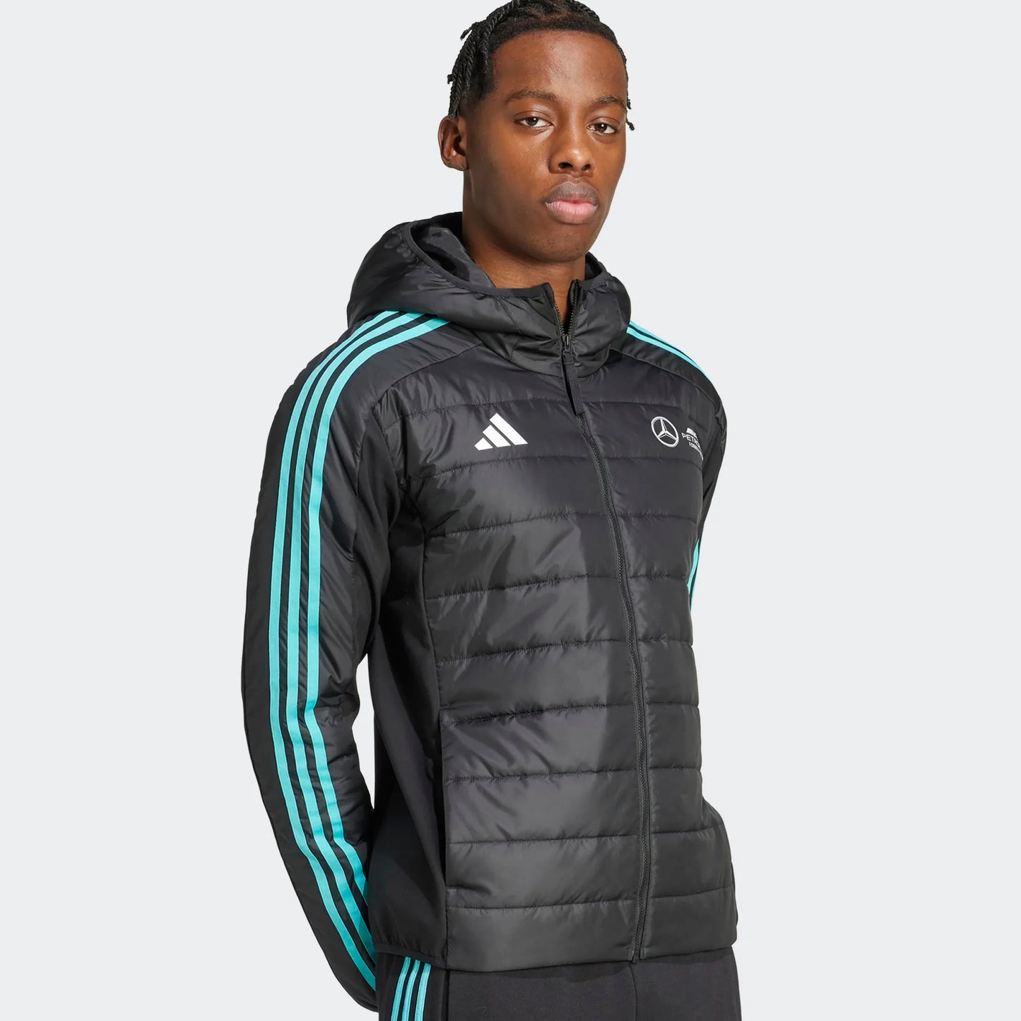 MERCEDES F1 DNA PUFFER JACKET MEN