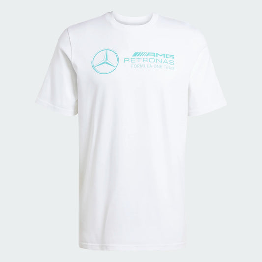 MERCEDES F1 DNA GRAPHIC TEE MEN WHITE