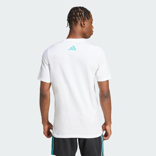 MERCEDES F1 DNA GRAPHIC TEE MEN WHITE