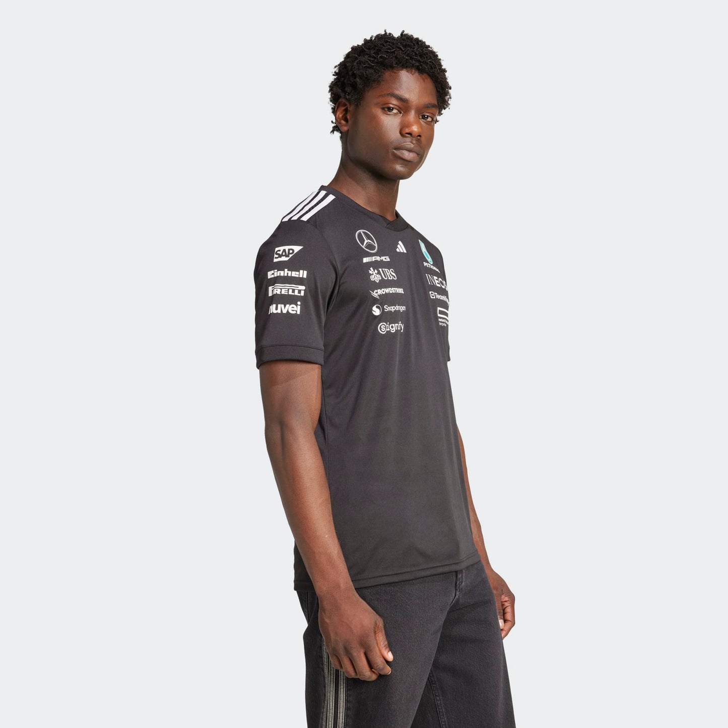 MERCEDES F1 TEAM DRIVER JSY REPLICA BLACK MEN