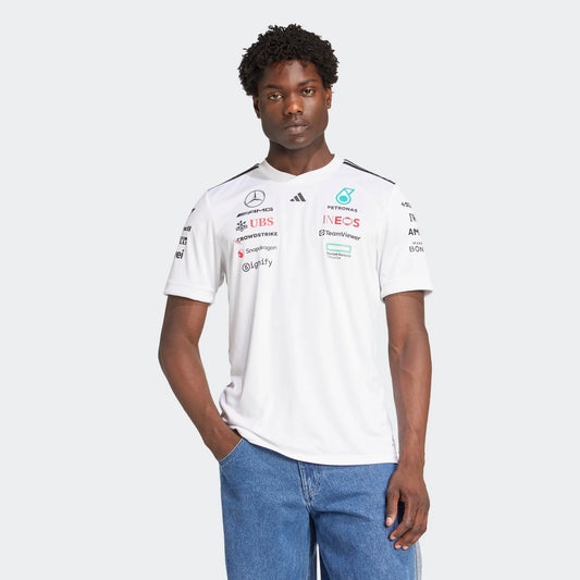 MERCEDES F1 TEAM DRIVER JSY REPLICA WHITE MEN