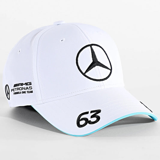MERCEDES F1 TEAM GR63 BASEBALL CAP WHITE