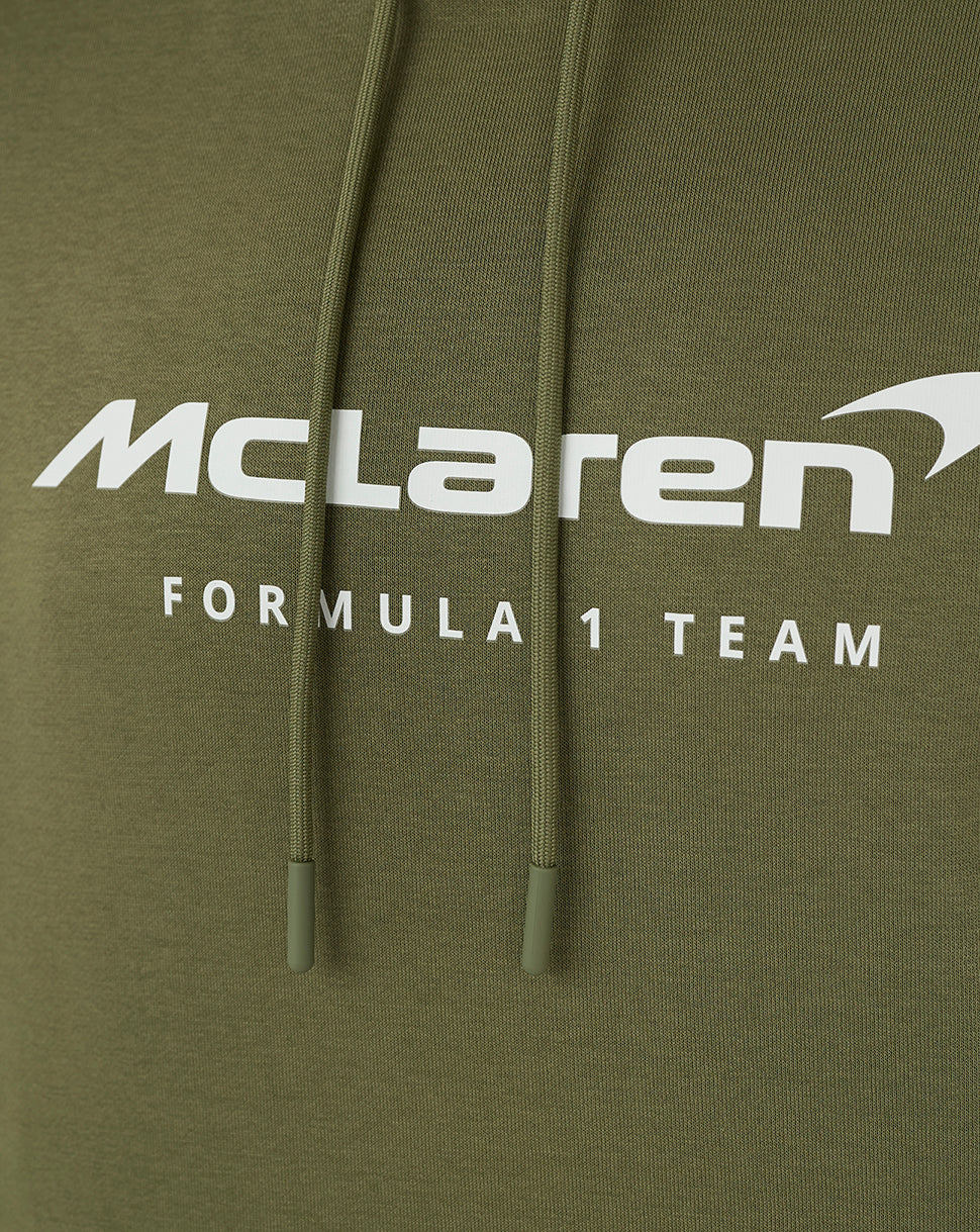 MCLAREN CORE ESSENTIALS HOODIE DEEP LICHEN GREEN