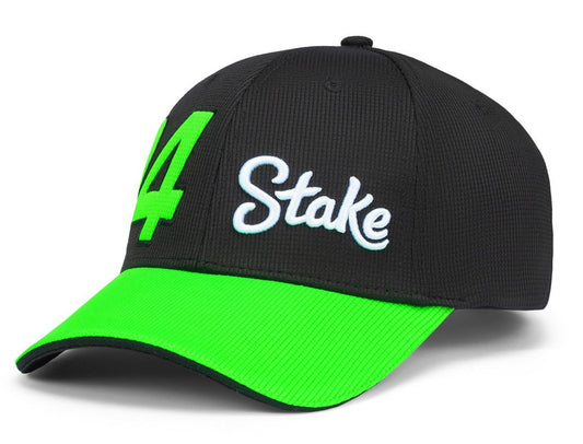 Stake F1 Team Kick Sauber Official Zhou Cruved Brim Driver Cap