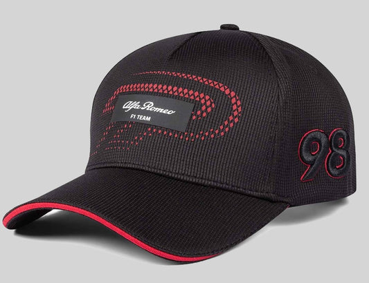 Alfa Romeo F1 Special Edition Baseball Cap Pourchaire Black