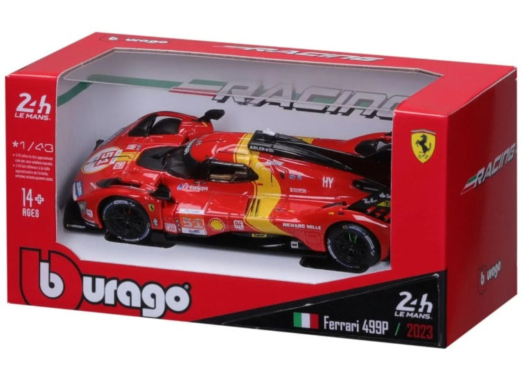 499P Turbo V6 Team Ferrari AF Corse N° 50 WINNER 24H LE MANS 2023 Scale 1:43