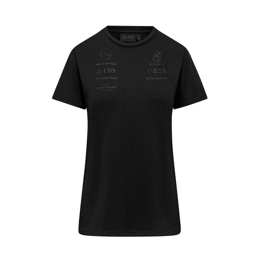Mercedes Team Stealth Tee Black Lady