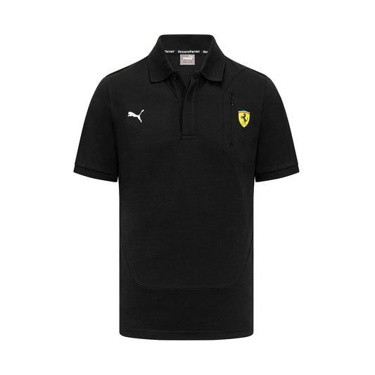 Scuderia Ferrari FW Mens Classic Polo Black