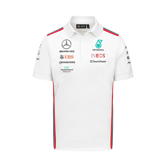 Mercedes Team Poloshirt Man White